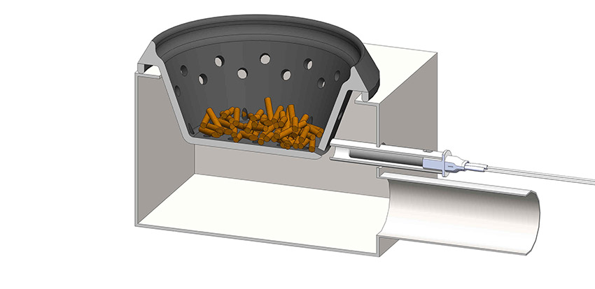 Braciere e Resistenza ceramica stufa pellet 300w ermetica Braciere e Resistenza ceramica stufa pellet 300w ermetica