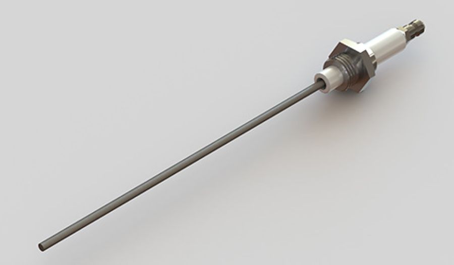 Spark electrode for industrial burner