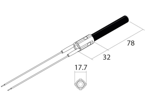 PSx-2-240-B ceramic igniter drawing