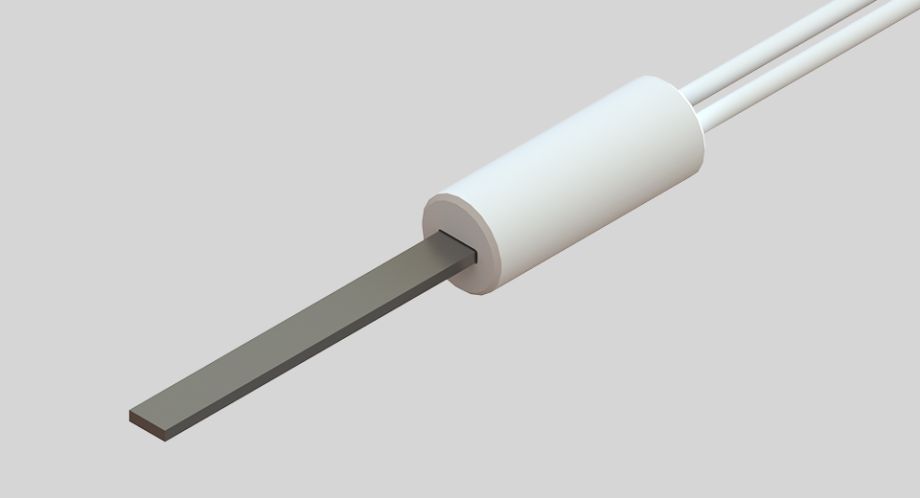 HSI as flame temperature sensor for gas/air control