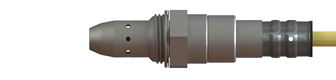 A/F oxygen sensor for gas and H2 burner and boiler